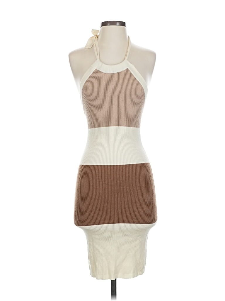 Pre-owned Vici Cocktail Dress In Brown