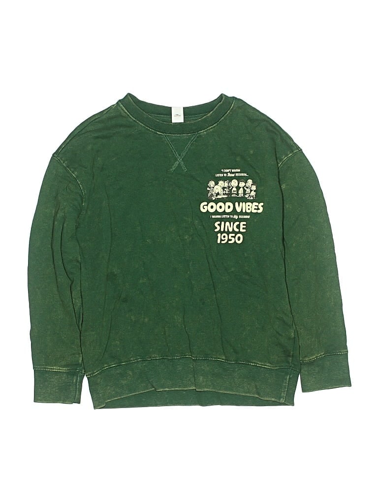 Pre-owned Old Navy Kids' Sweatshirt In Green
