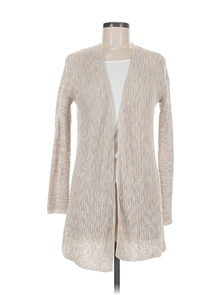 Pre-owned Tahari Cardigan Sweater In White