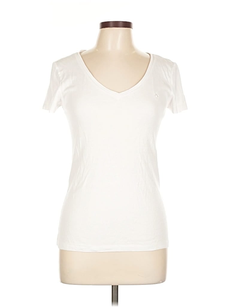 Pre-owned Ralph Lauren Short Sleeve T-shirt In White