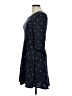 Le Lis Polka Dots Black Blue Casual Dress Size M - photo 5