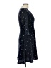 Le Lis Polka Dots Black Blue Casual Dress Size M - photo 4