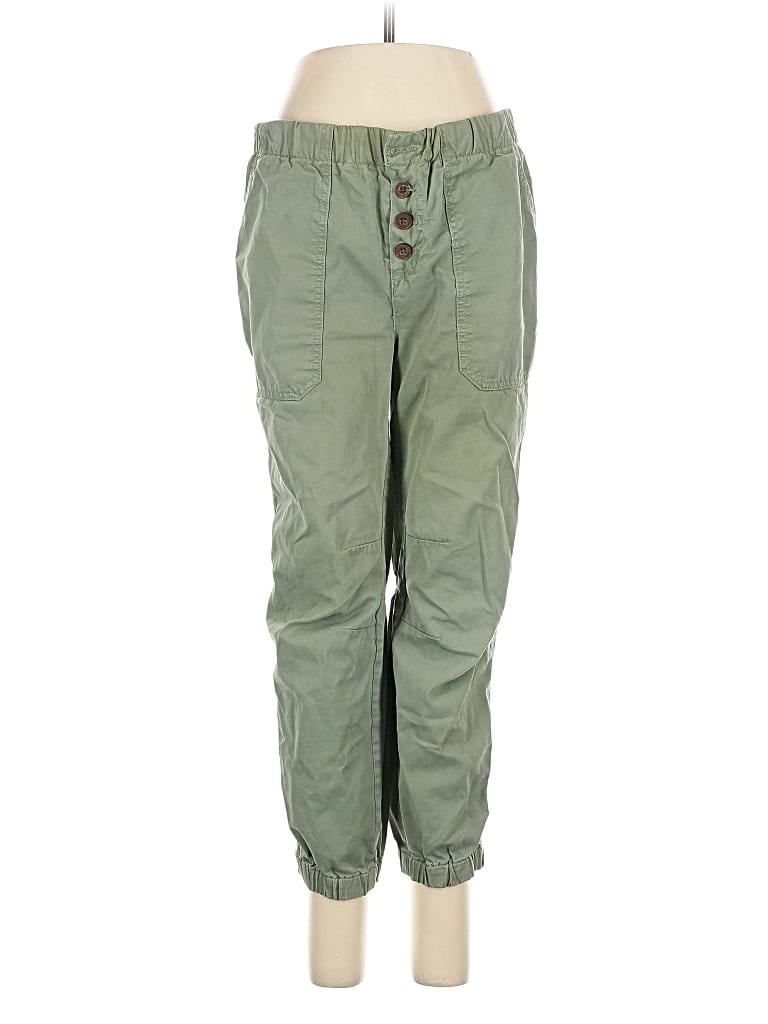 Pre-owned Free People Casual Pants In Green