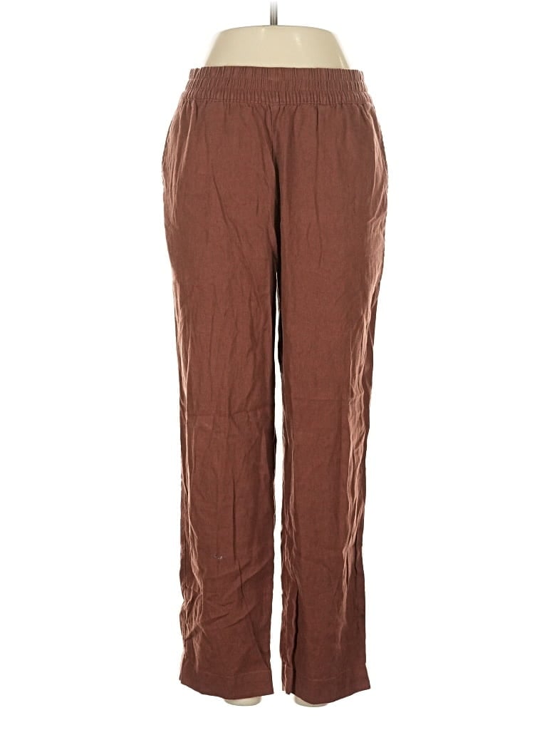 Pre-owned Old Navy Linen Pants In Brown
