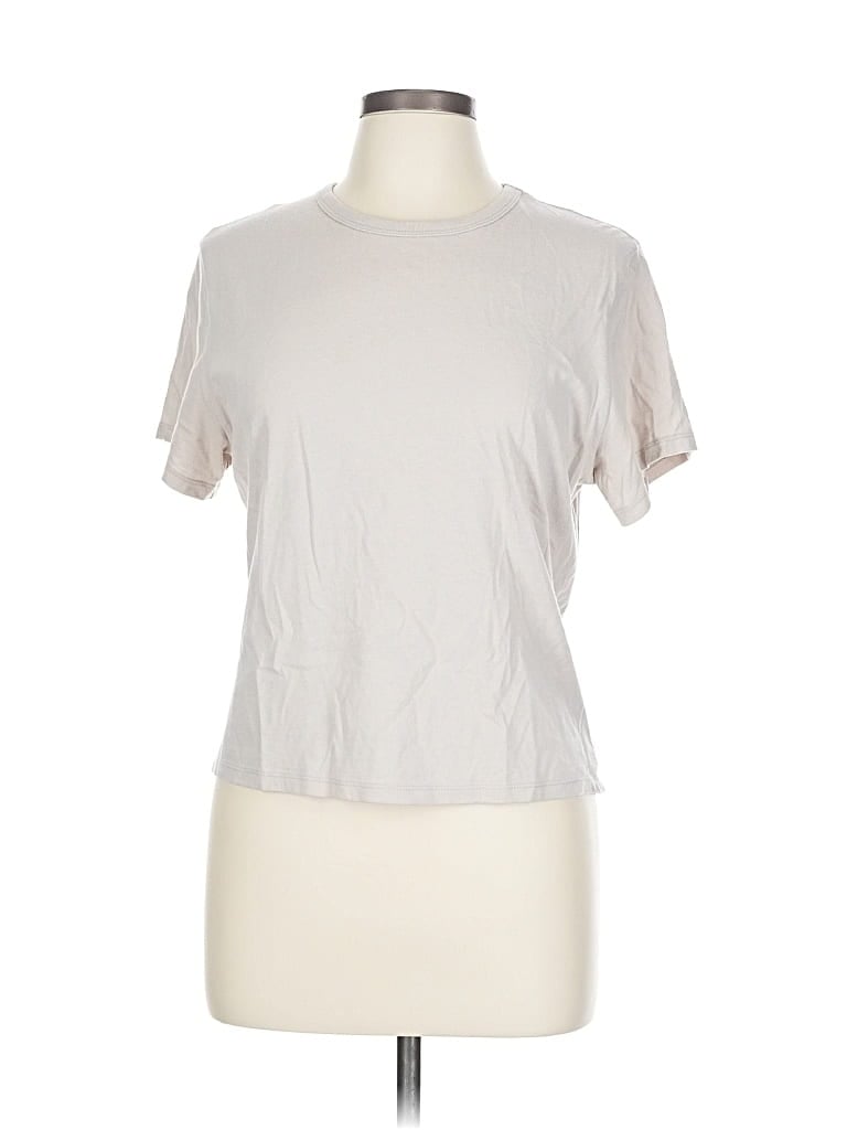 Pre-owned Abercrombie & Fitch Short Sleeve T-shirt In Silver