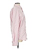 Chaps 100% Cotton Stripes Pink Long Sleeve Button-Down Shirt Size S - photo 4