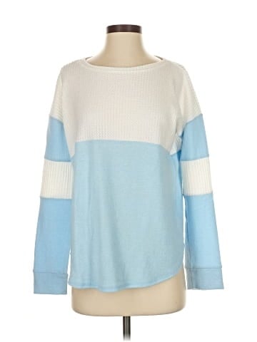 Blue Rain Pullover Sweater (view 1)