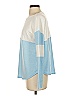 Blue Rain Color Block Blue Pullover Sweater Size S - photo 5