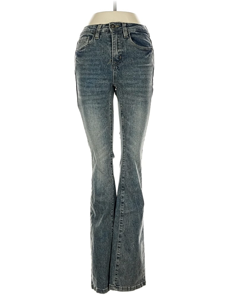 Pre-owned Rise Jeans In Blue