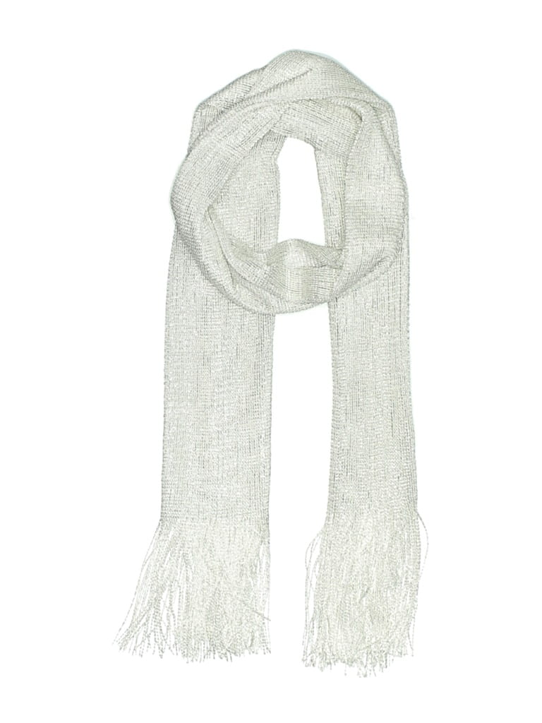 Pre-owned Assorted Brands Scarf In White