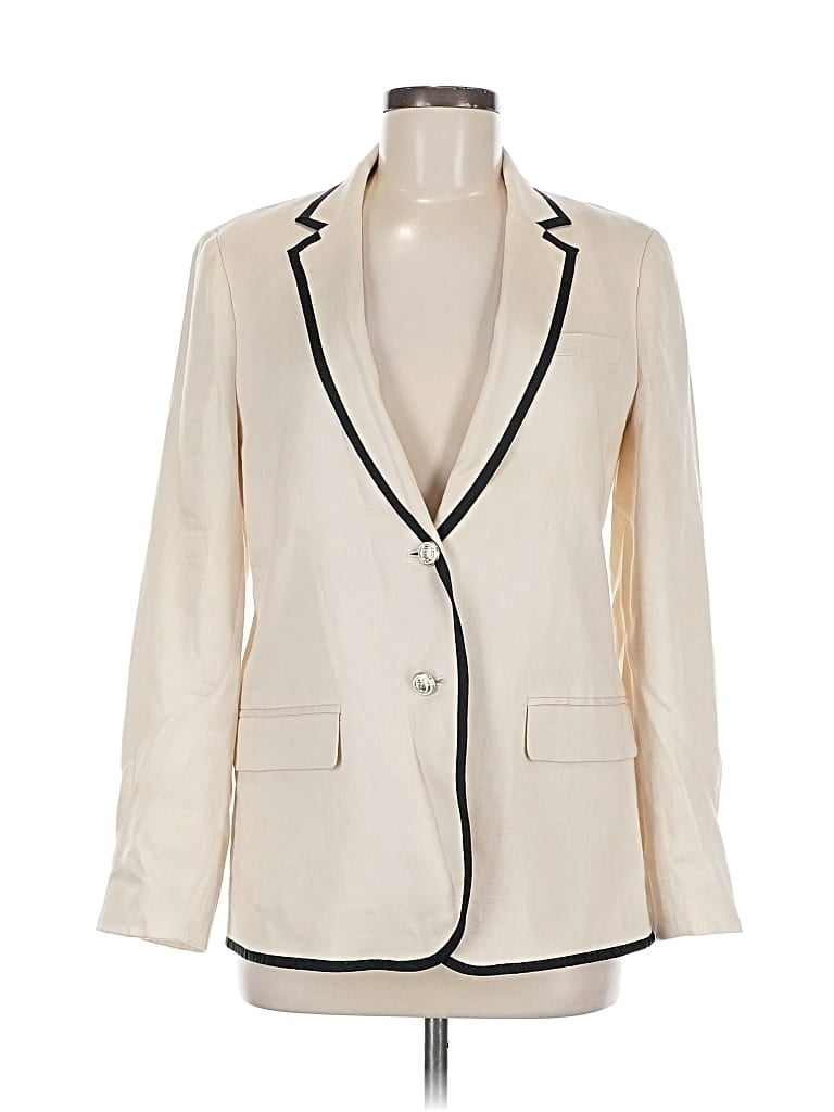 Pre-owned J.crew Factory Store Blazer Jacket In White