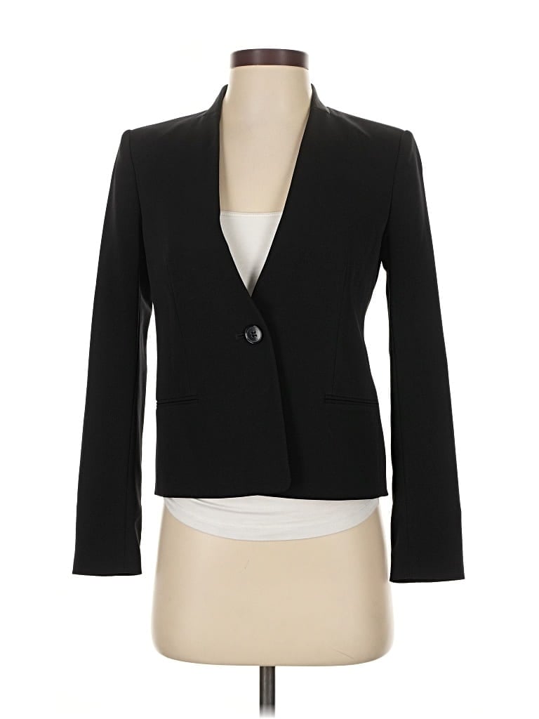 Pre-owned Ann Taylor Blazer Jacket In Black