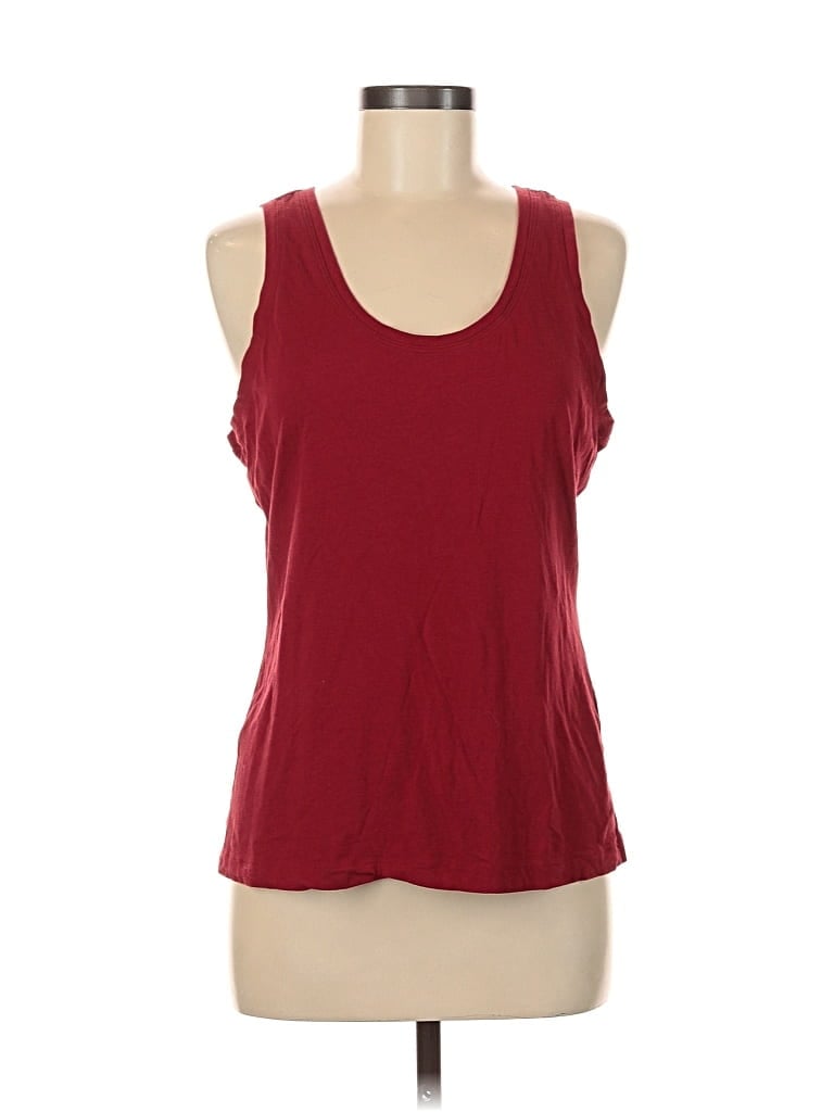 Pre-owned Banana Republic Factory Store Tank Top Burgundy Halter Neckline Tops