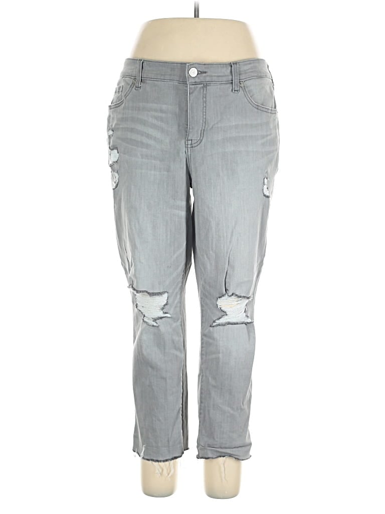 Pre-owned Torrid Jeans In Gray