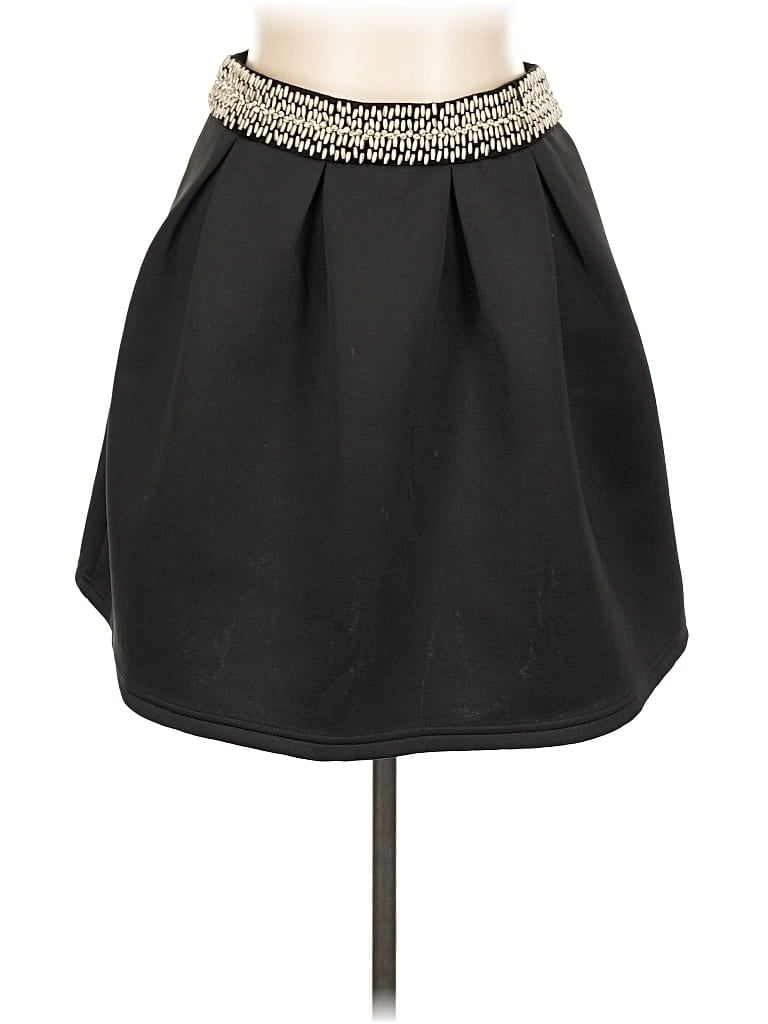 Blue Rain Formal Skirt In Black