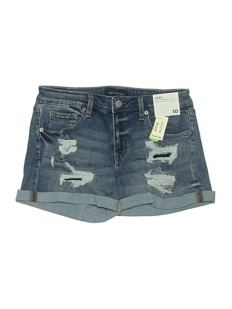 Aéropostale Denim Shorts In Blue
