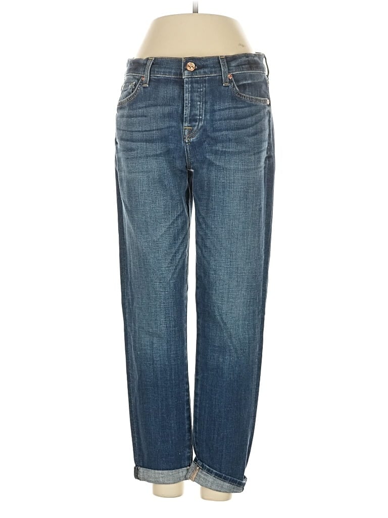 Pre-owned 7 For All Mankind Jeans In Blue
