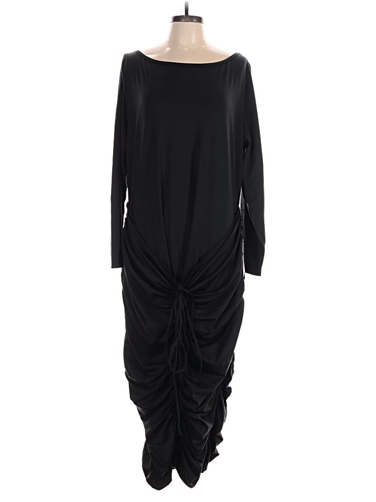 Pre-owned Girlfriend Collective Casual Dress In Black