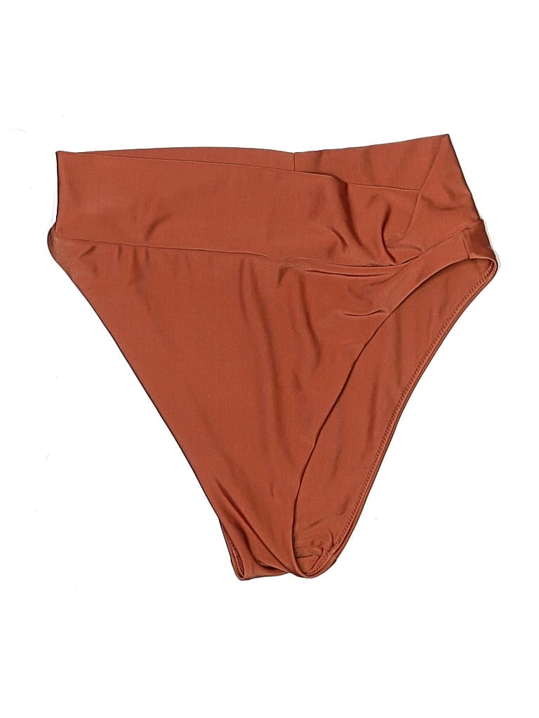 Pre-owned Aerie Swimsuit Bottoms In Brown