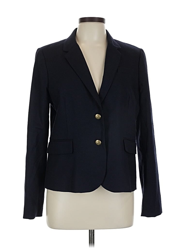 Pre-owned J.crew Factory Store Blazer Jacket In Blue