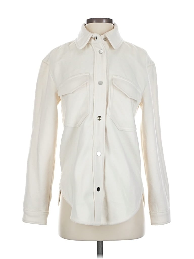 Pre-owned Abercrombie & Fitch Jacket In White