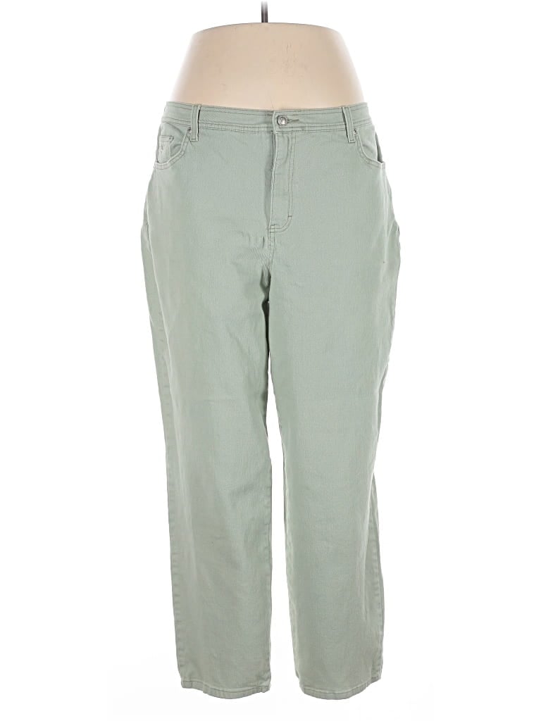 Pre-owned Gloria Vanderbilt Casual Pants In Green