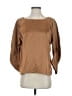 Zero + Maria Cornejo Brown 3/4 Sleeve Top Size 4 - photo 1