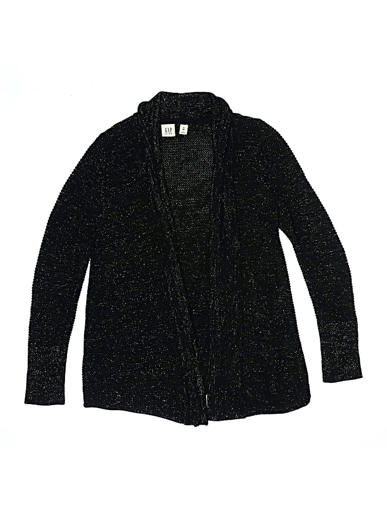 Pre-owned Gap Kids' Long Sleeve Top Black Turtleneck Tops