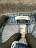 Forever 21 100% Cotton Hearts Blue Jeans Size 27 waist - photo 7