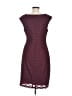 Connected Apparel Tweed Burgundy Cocktail Dress Size 8 - photo 2