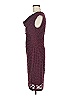 Connected Apparel Tweed Burgundy Cocktail Dress Size 8 - photo 5