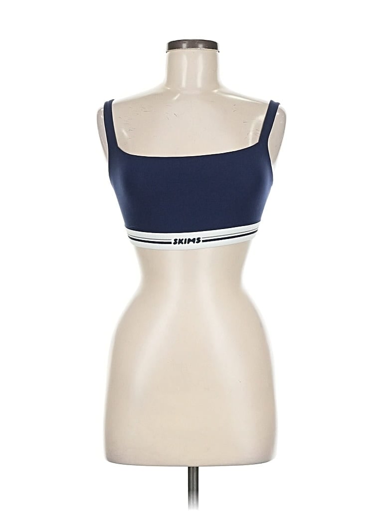 Pre-owned Skims Sports Bra In Blue