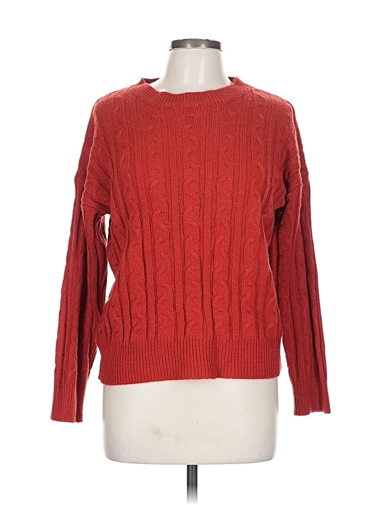 Pre-owned Unbranded Pullover Sweater In Red