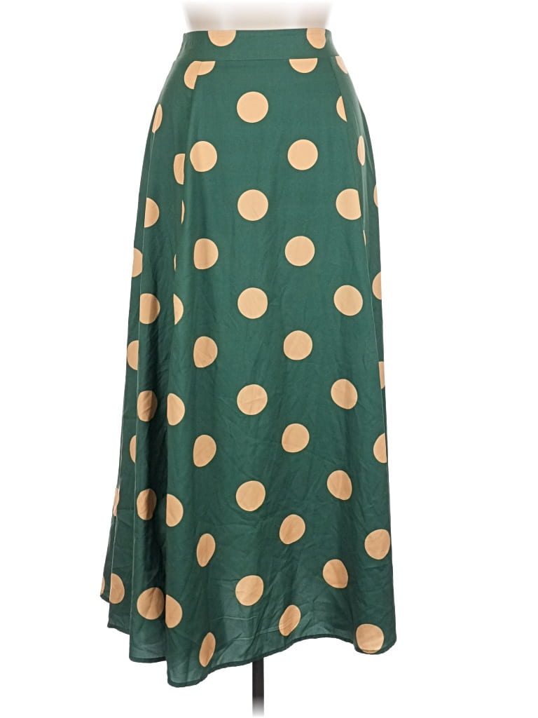 Pre-owned Unbranded Formal Skirt In Green