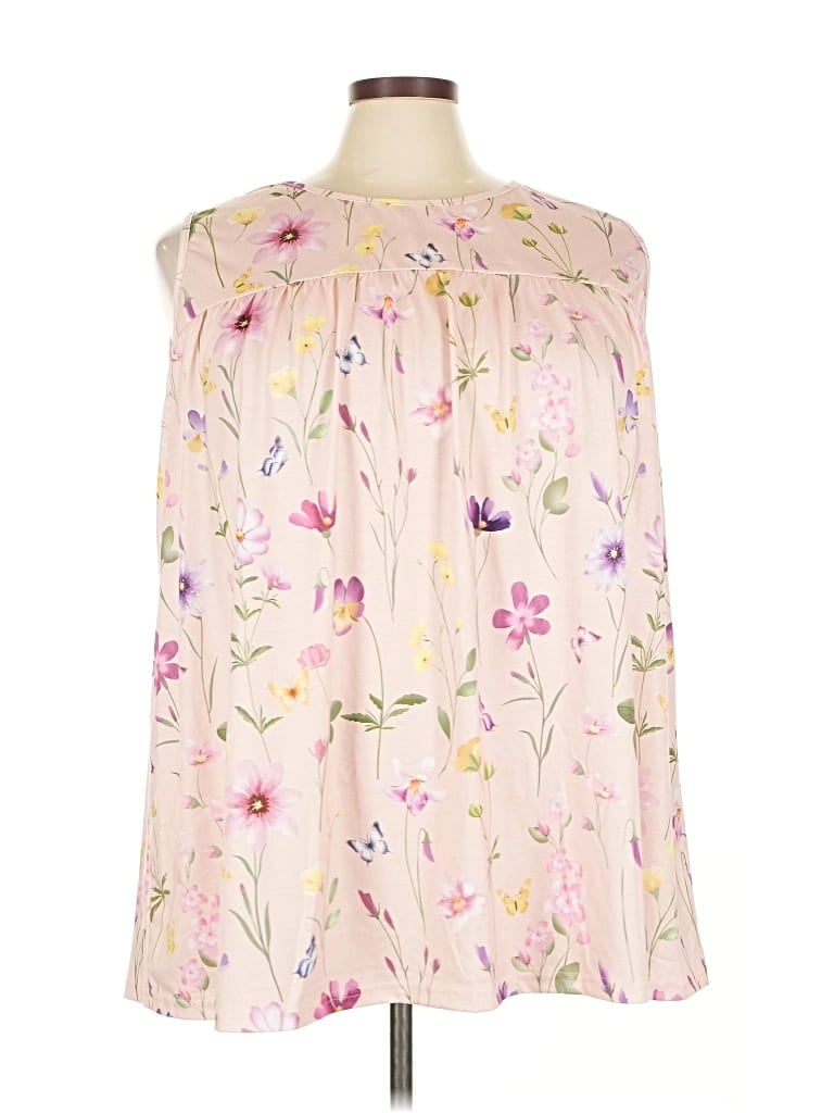 Pre-owned Bloomchic Sleeveless Blouse In Pink