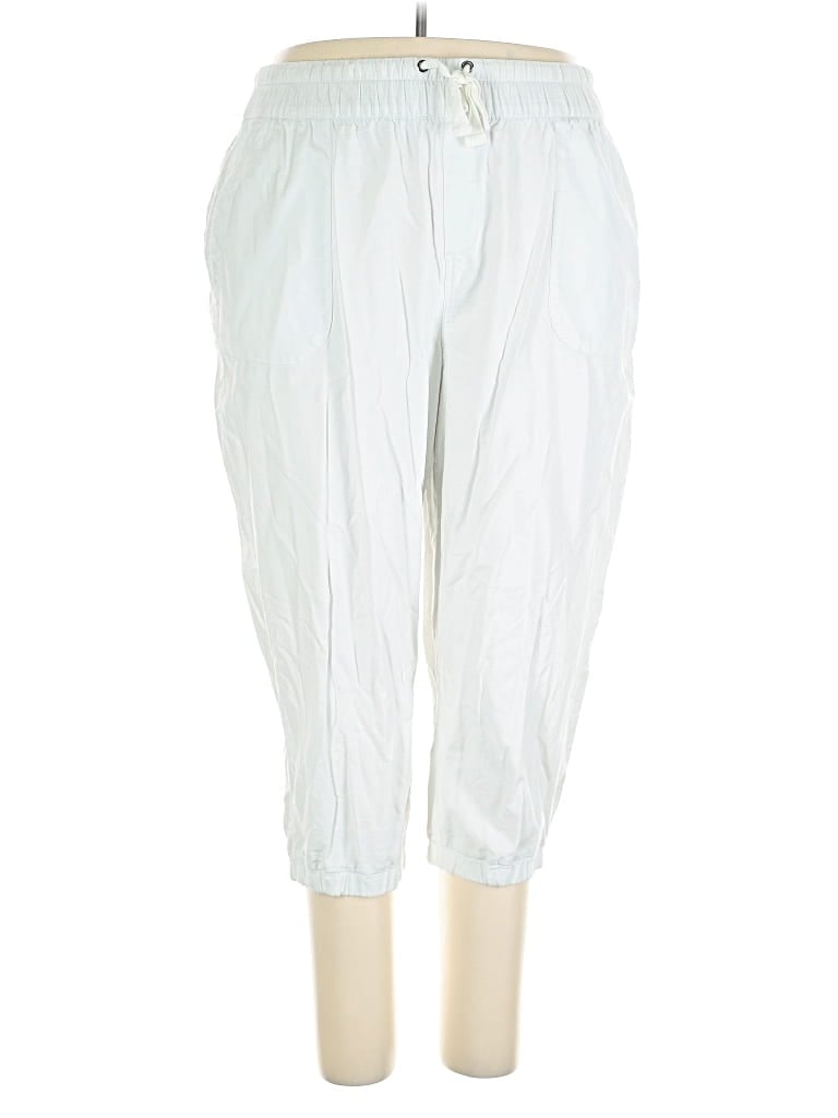 Pre-owned Lane Bryant Casual Pants In Silver