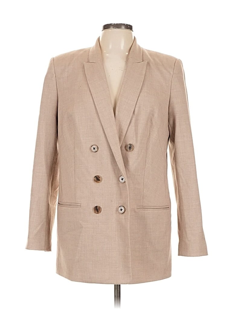 Pre-owned Express Blazer Jacket In Brown