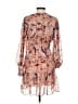 OPT 100% Polyester Paisley Pink Cocktail Dress Size XS - photo 2