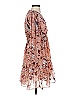 OPT 100% Polyester Paisley Pink Cocktail Dress Size XS - photo 4