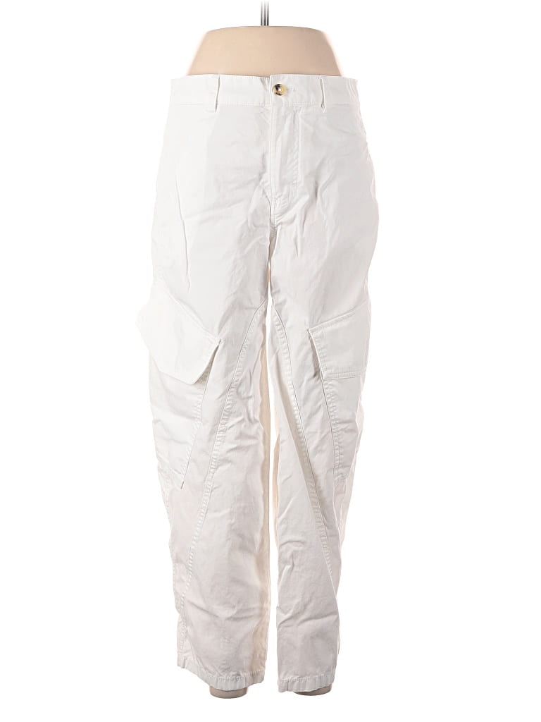 Pre-owned Madewell Cargo Pants In White