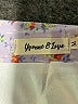Assorted Brands Floral White Purple Casual Skirt Size M - photo 3