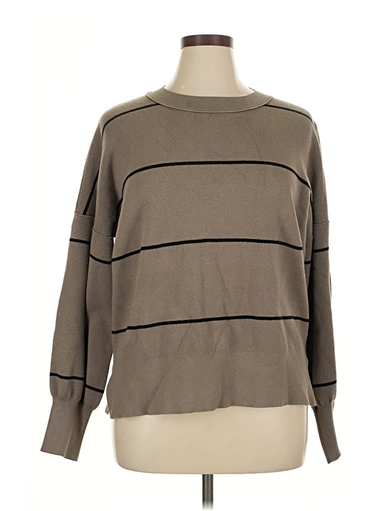 Pre-owned Unbranded Pullover Sweater In Brown