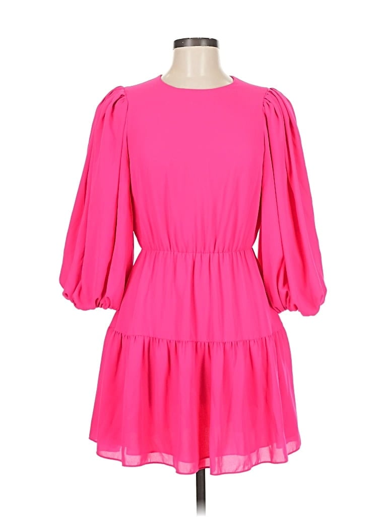 Pre-owned Alice And Olivia Alice + Olivia Casual Dress In Pink