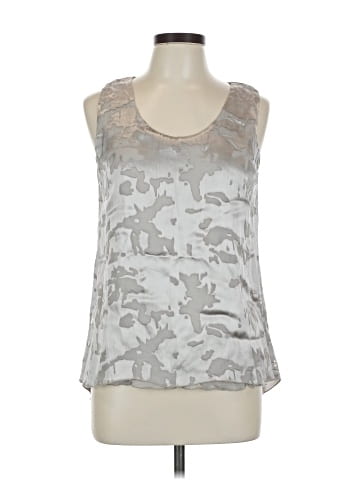 MY TRIBE Sleeveless Silk Top (view 1)