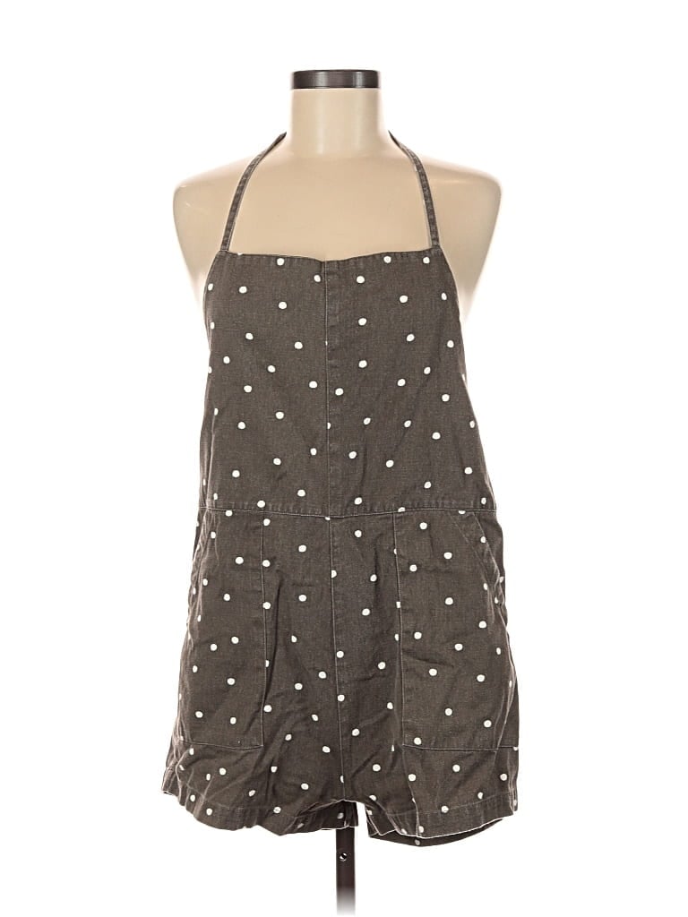 Pre-owned Rvca Romper In Gray