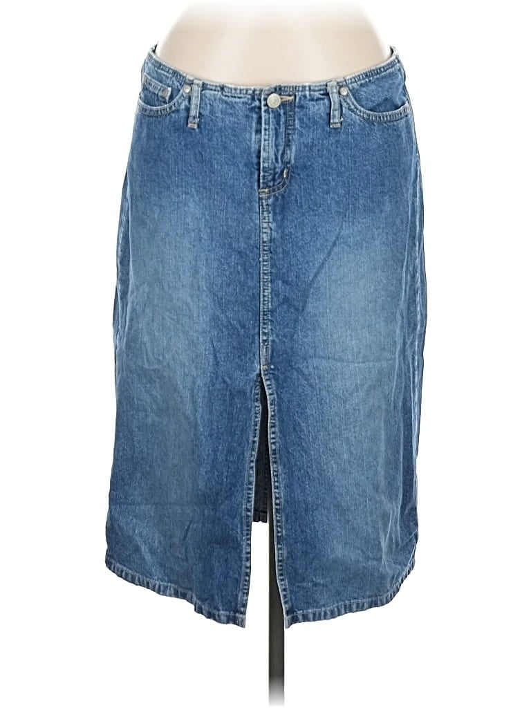 Pre-owned Paris Blues Denim Skirt In Blue