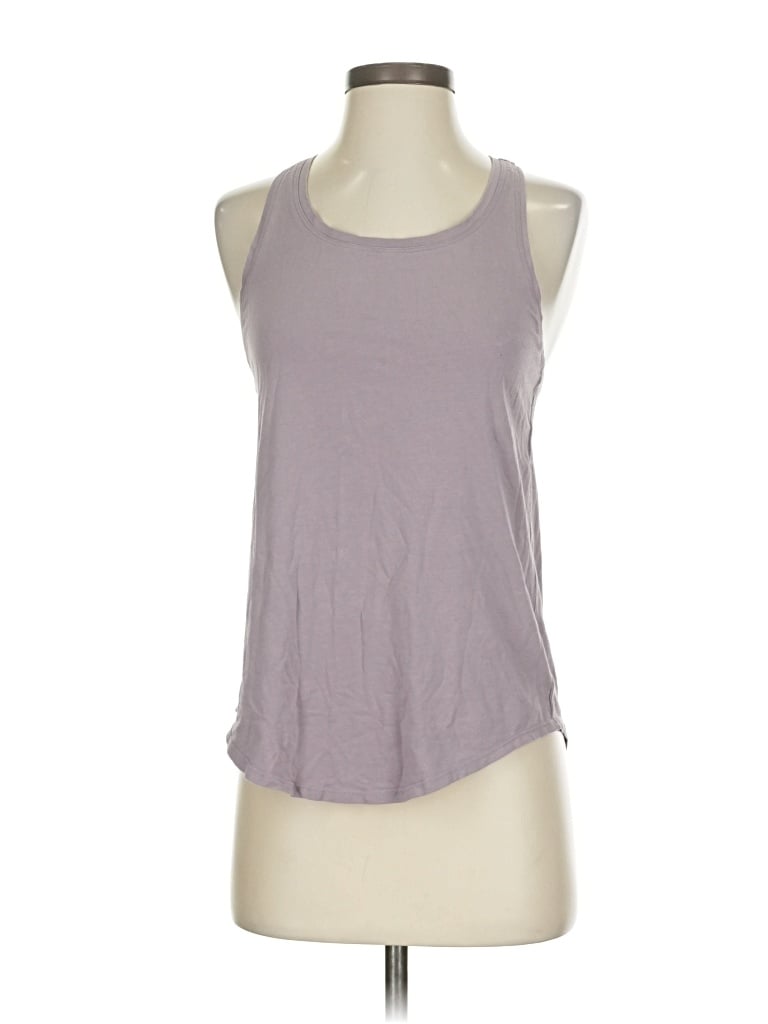 Pre-owned Lululemon Athletica Tank Top Purple Halter Neckline Tops