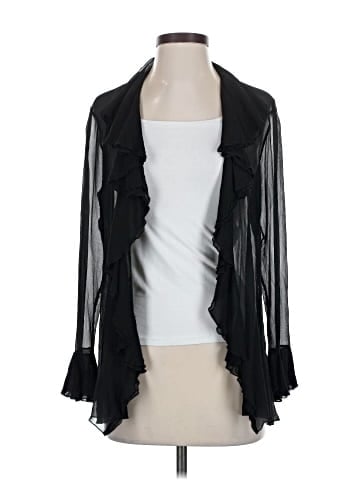 DKNY Silk Cardigan (view 1)