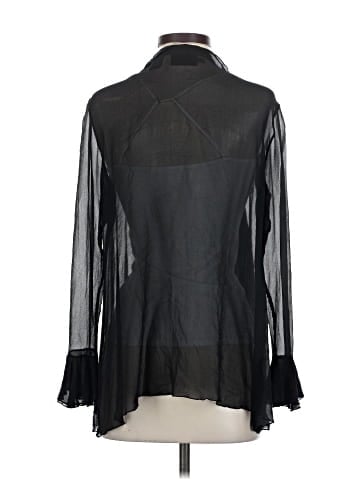 DKNY Silk Cardigan (view 2)