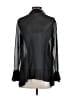 DKNY 100% Silk Black Silk Cardigan Size P (petite) - photo 2